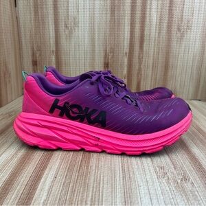 Hoka Women's Athletic Shoes in Purple and Pink